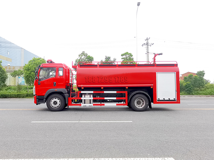 国六 重汽12吨消防洒水车