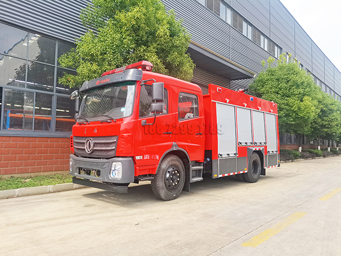 东风5.5吨中大型水罐消防车 国六排放